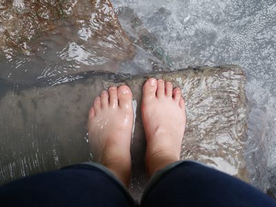 北海道 登別温泉 大湯沼川天然足湯に行ってみた