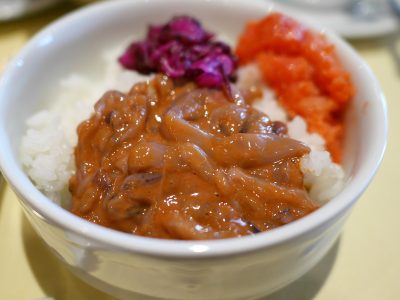 朝ごはん2 イカの塩辛、明太子、エッグベネディクト／MSCスプレンディダで行く台湾・沖縄 クルーズ旅！#09