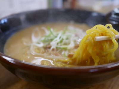 行列人気店「信玄」で信州コク味噌ラーメン／北海道札幌