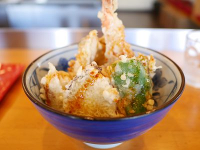 冨士天ぷら いだ天で揚げたての天ぷらをいただく／山梨 富士河口湖町