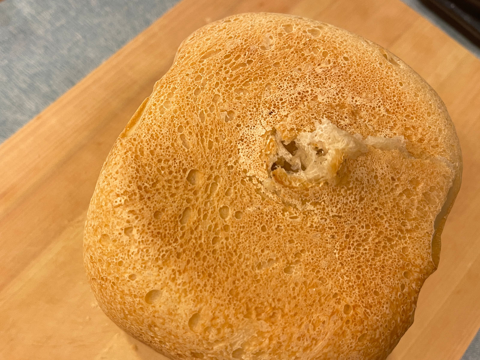 レコルトのホームベーカリーで、準強力粉"リスドォル"のフランスパン風食パンを作ったよ！