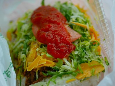 沖縄 金武町 “キングタコス” タコライスをサルサソースで食べたよ／MSCスプレンディダで行く台湾・沖縄 クルーズ旅！#24
