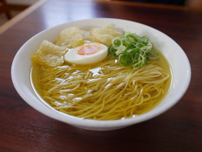 煮干専門店「六三ラーメン」で朝ラーメンと海老醤油めん食べたよ！／岡山県岡山市