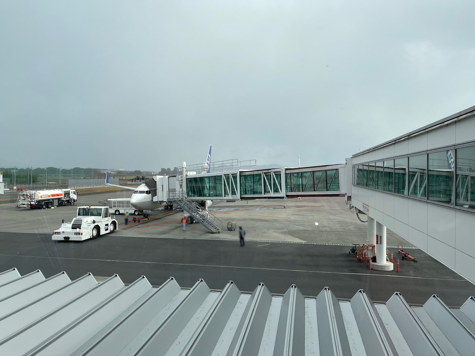 東京の羽田空港から山口県の岩国錦帯橋空港へ飛んでみたよ！／全日空ANA