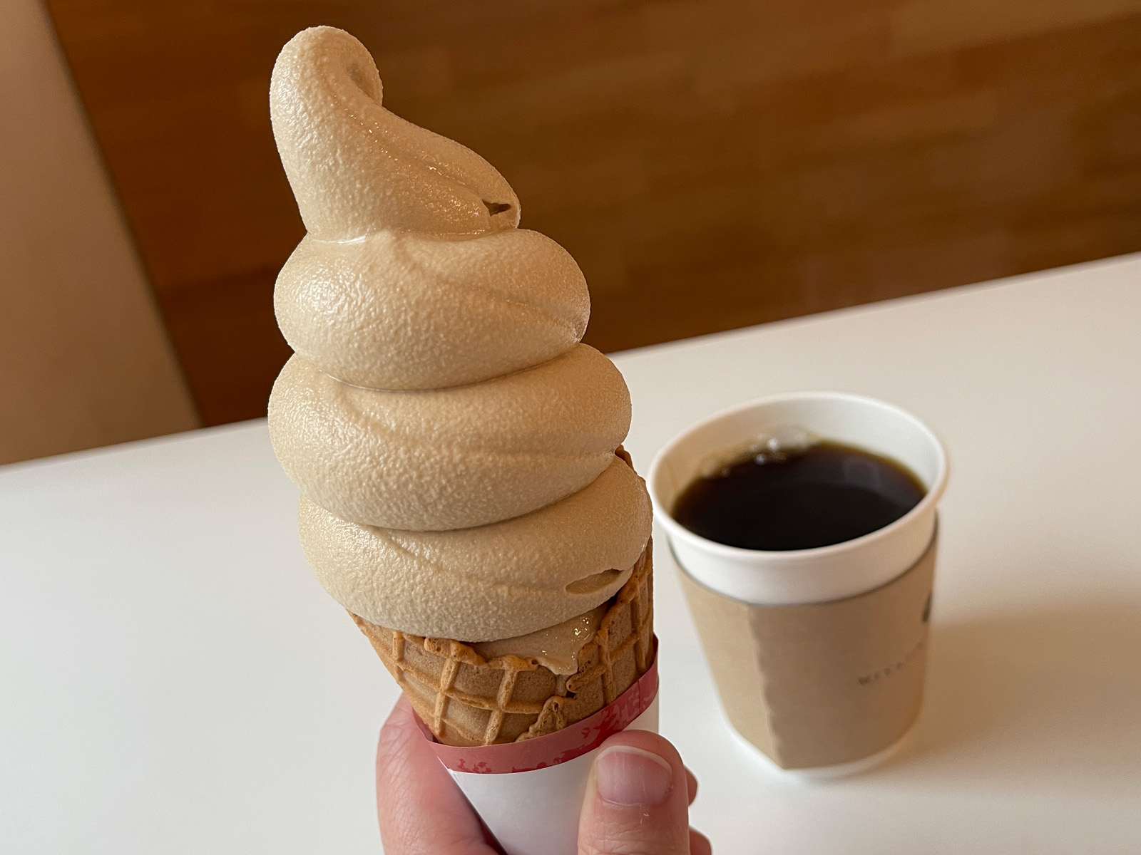 宮島にある宮島珈琲でコーヒーとコーヒーソフトクリームを食べたよ！／広島県廿日市