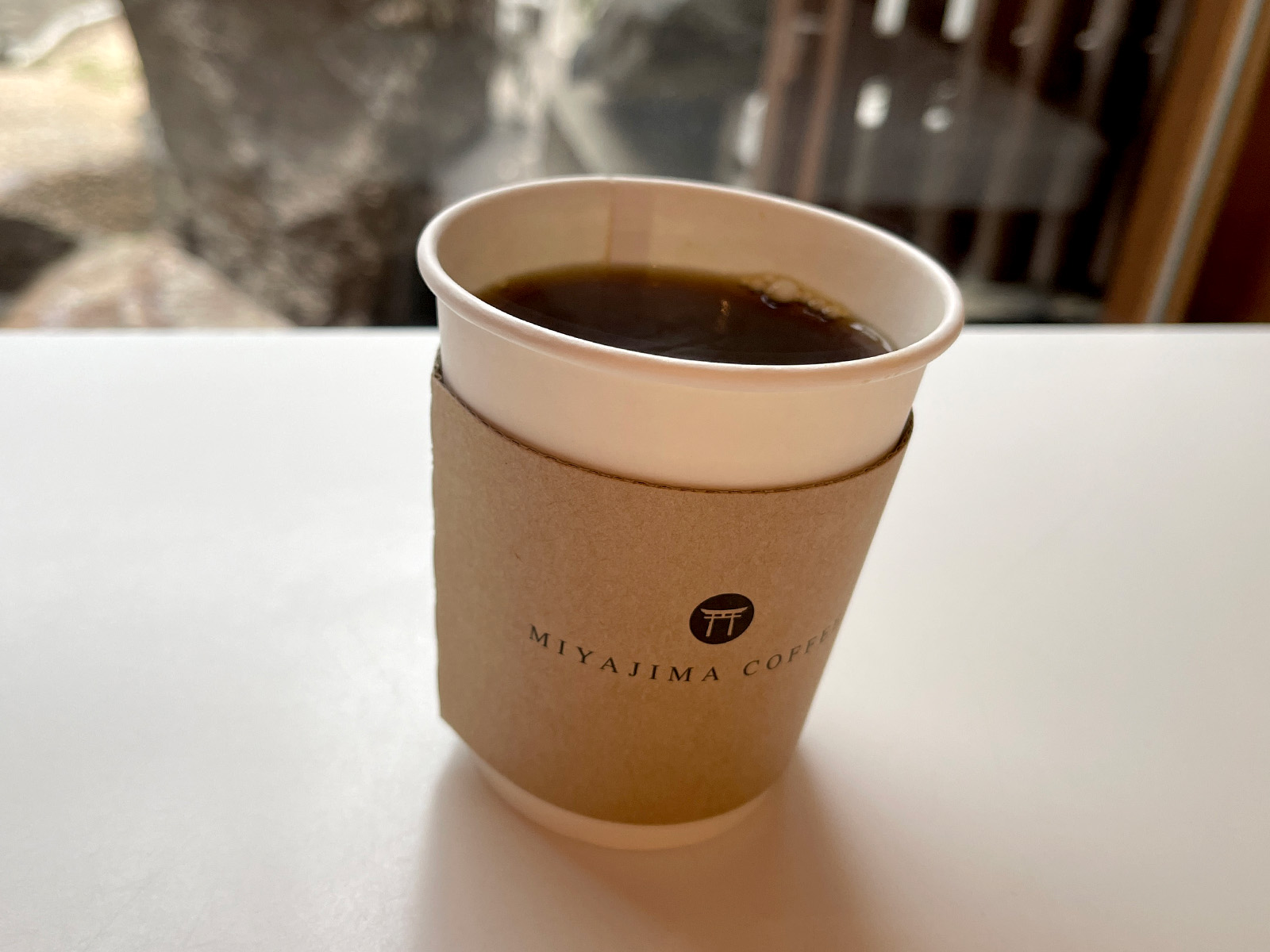 宮島にある宮島珈琲でコーヒーとコーヒーソフトクリームを食べたよ！／広島県廿日市