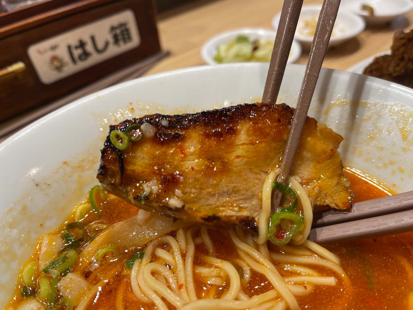 丸鶏醤油ラーメン とりの助の濃厚塩ラーメン、辛うまラーメン、唐揚げ食べた／広島県廿日市