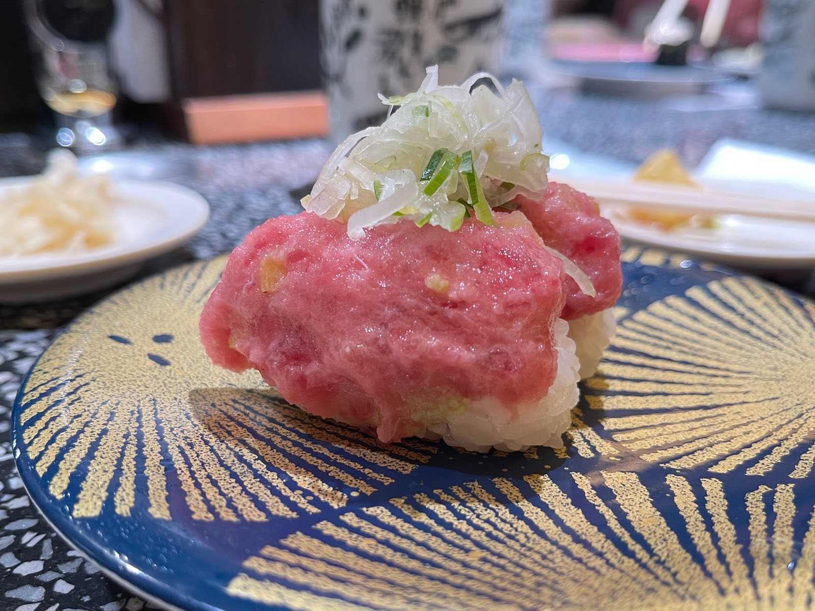 回転寿司 根室花まるでぼたんえび、とろにしん、筋子のお寿司食べた／北海道札幌