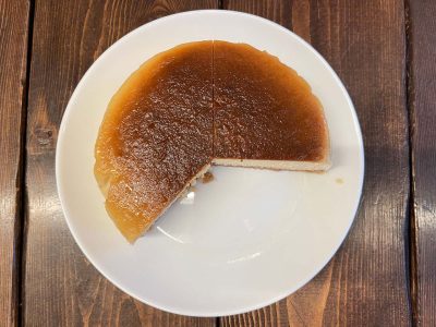 手作りクッキーを敷いたチーズケーキ作ったよ！道場六三郎氏監修のフードプロセッサーを使用