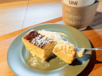 UNI COFFEE ROASTERYでなめらかバスチー食べたよ！／横浜赤レンガ倉庫1号館