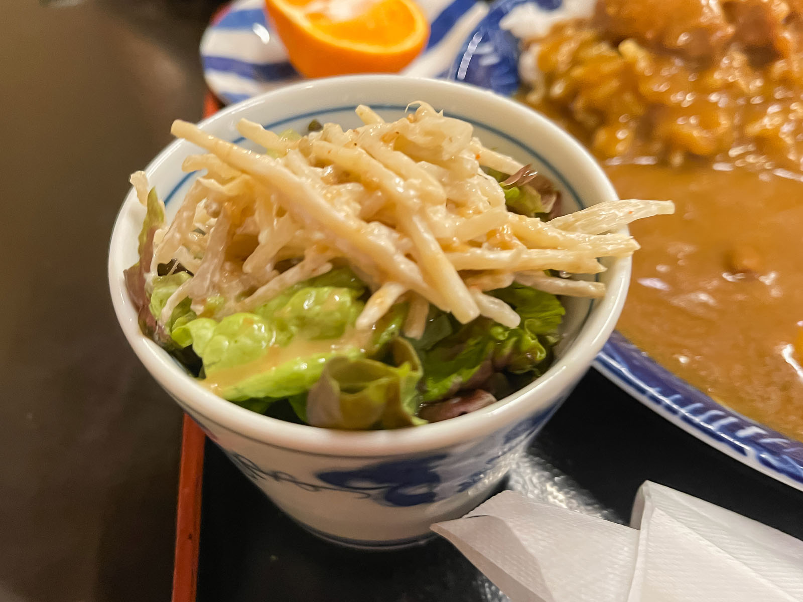 とんかつ割烹「かつ半」でカツカレーとアジフライ定食食べたよ！／横浜野毛