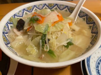 中国ラーメン揚州商人で野菜ラーメン、レタス炒飯、酢豚、パンナコッタ食べた／横浜スタジアム前店