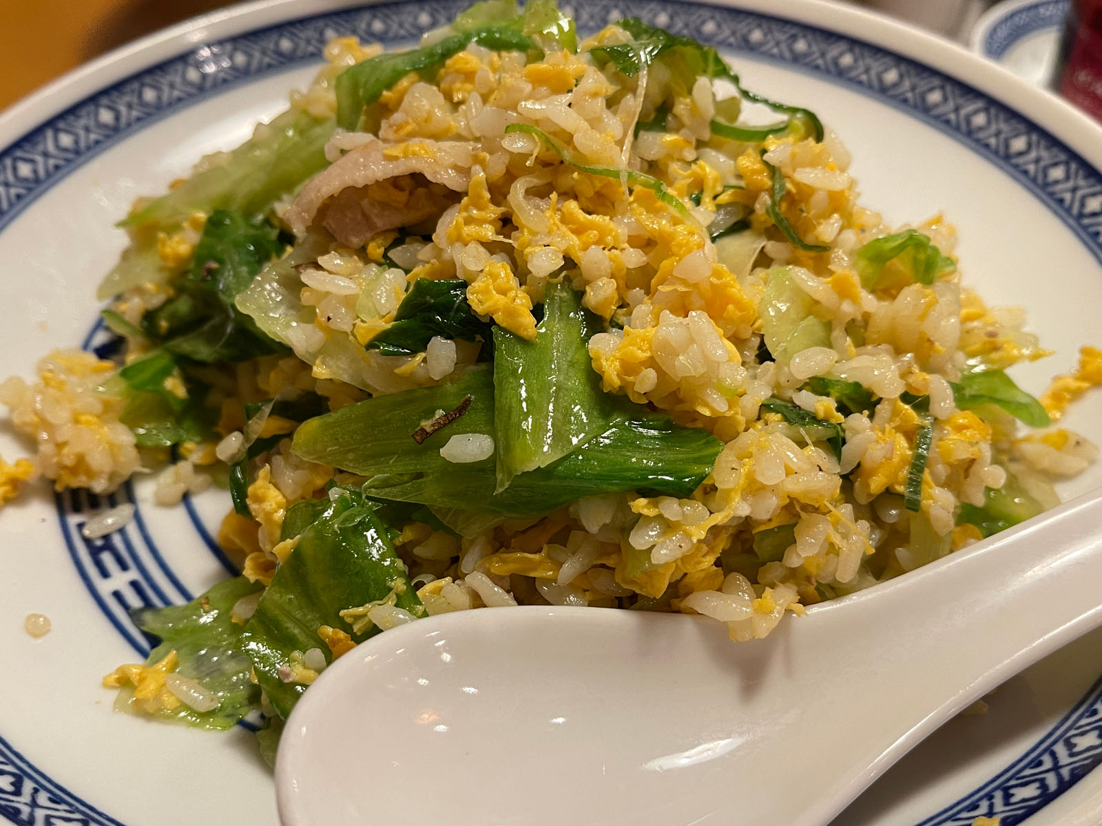 中国ラーメン揚州商人で野菜ラーメンとレタス炒飯食べたよ／横浜横浜スタジアム前店