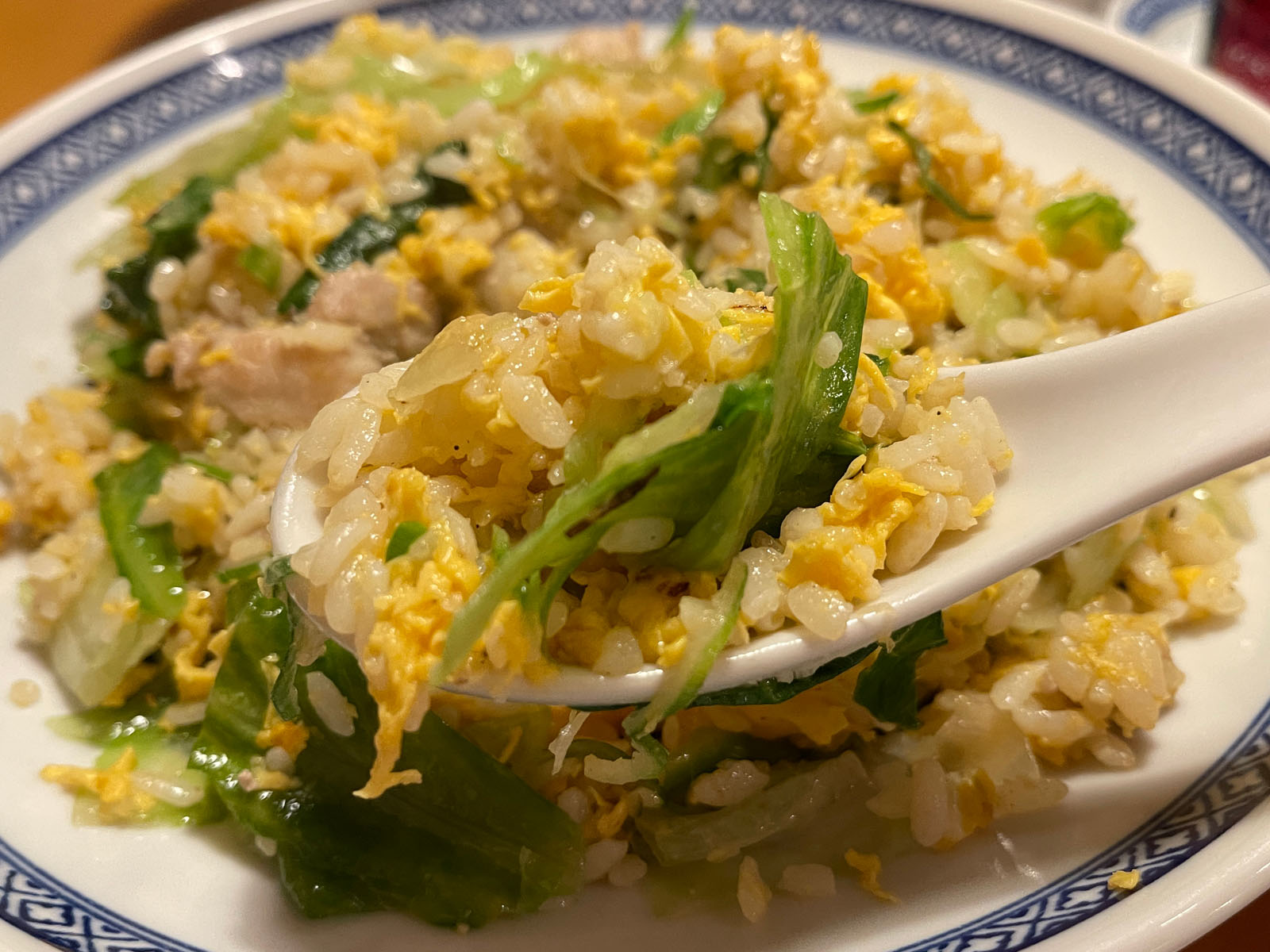 中国ラーメン揚州商人で野菜ラーメンとレタス炒飯食べたよ／横浜横浜スタジアム前店