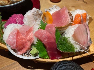 日本料理「きじま」で刺身6種盛の大漁きじま膳、天然タイガー海老の天丼食べた！／横浜馬車道