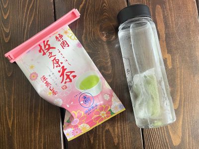 ヤマハ発動機(7272)の株主優待で「牧之原深蒸し茶」がきたので水出し冷茶作ったよ！