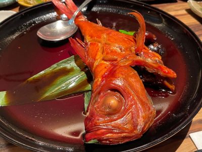 夜景が見える席がある和食の「湘南ゆるり。」で金目鯛姿煮やカワハギ活造りなど食べた！／横浜・桜木町クロスゲート内