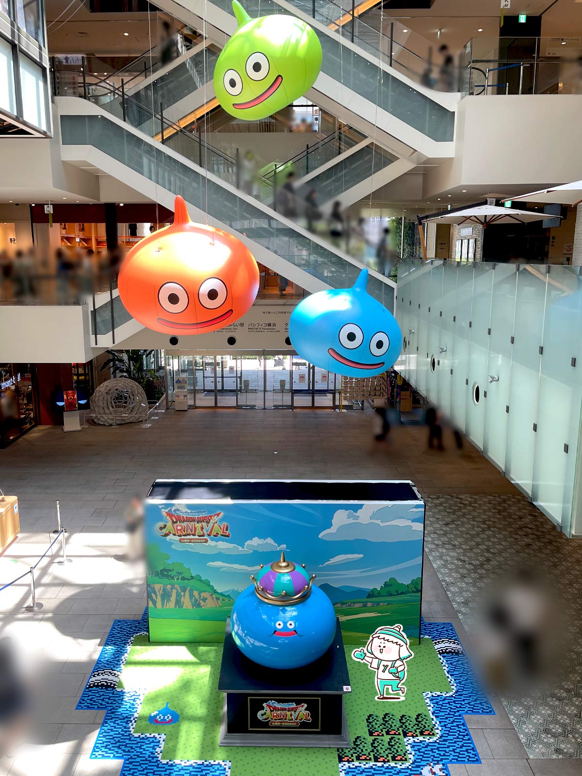 みなとみらいにスライムが現れた!小さなメダルスタンプラリーしてみたよ/ドラゴンクエストカーニバル in 横浜・みなとみらい