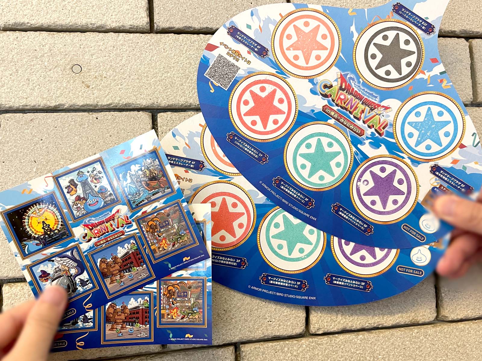みなとみらいにスライムが現れた!小さなメダルスタンプラリーしてみたよ/ドラゴンクエストカーニバル in 横浜・みなとみらい