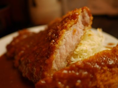 「かっぱ」で名代とんかつとAセット(ハンバーグ＋クリームコロッケ＋海老フライ)食べたよ／岡山県倉敷市