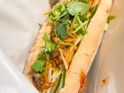 クリレス(3387)の株主優待で「シクロバインミー」のサバのトマト煮バインミー食べたよ！／CIAL横浜