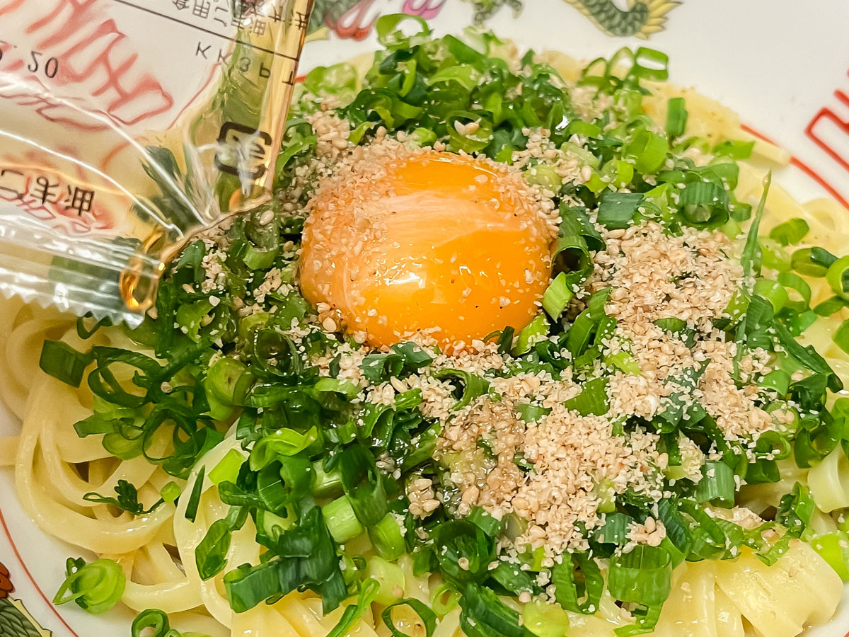 「石渡商店」の気仙沼産の自家製オイスターソースを使った油まぜ麺 "牡蠣油麺"食べた!/宮城県