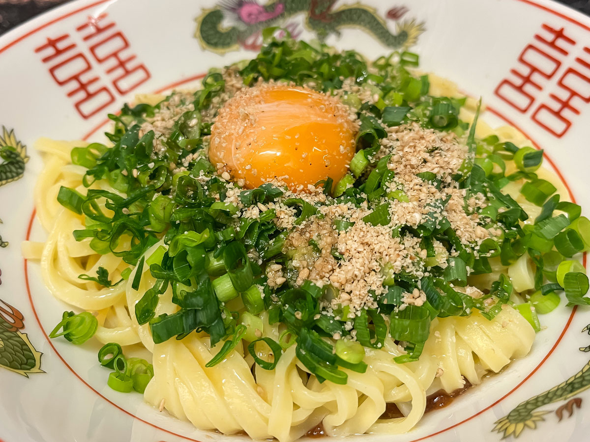 「石渡商店」の気仙沼産の自家製オイスターソースを使った油まぜ麺 "牡蠣油麺"食べた!/宮城県