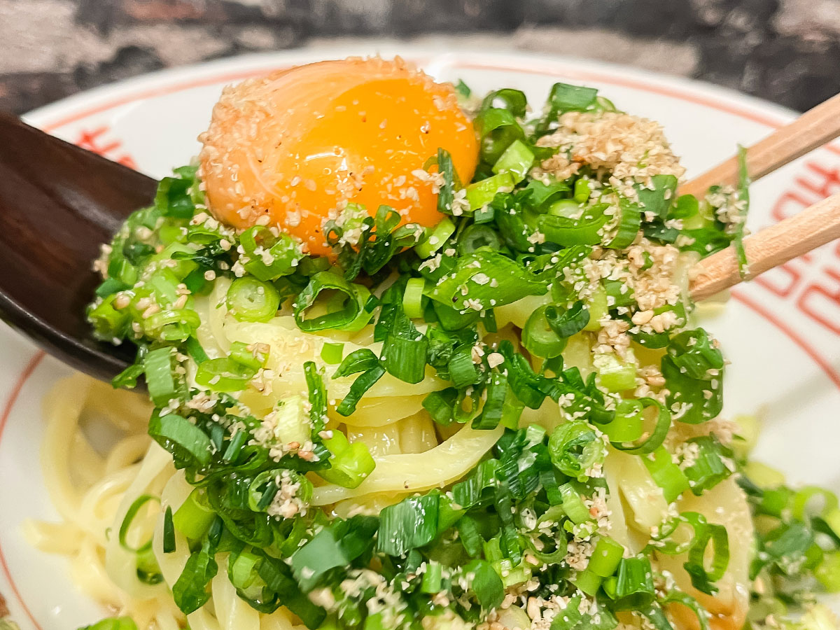 「石渡商店」の気仙沼産の自家製オイスターソースを使った油まぜ麺 "牡蠣油麺"食べた!/宮城県