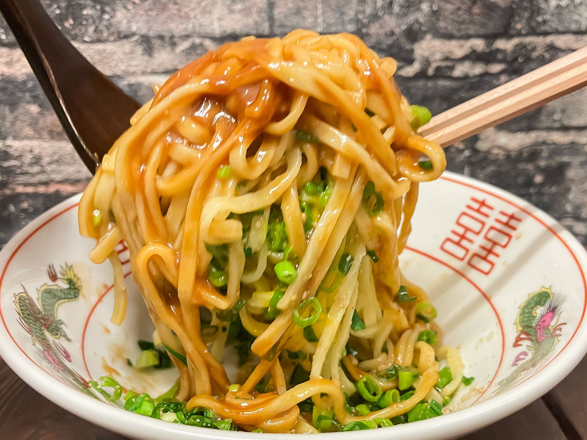 「石渡商店」の気仙沼産の自家製オイスターソースを使った油まぜ麺 "牡蠣油麺"食べた!/宮城県