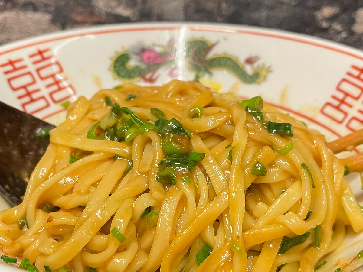 「石渡商店」の気仙沼産の自家製オイスターソースを使った油まぜ麺 "牡蠣油麺"食べた!/宮城県