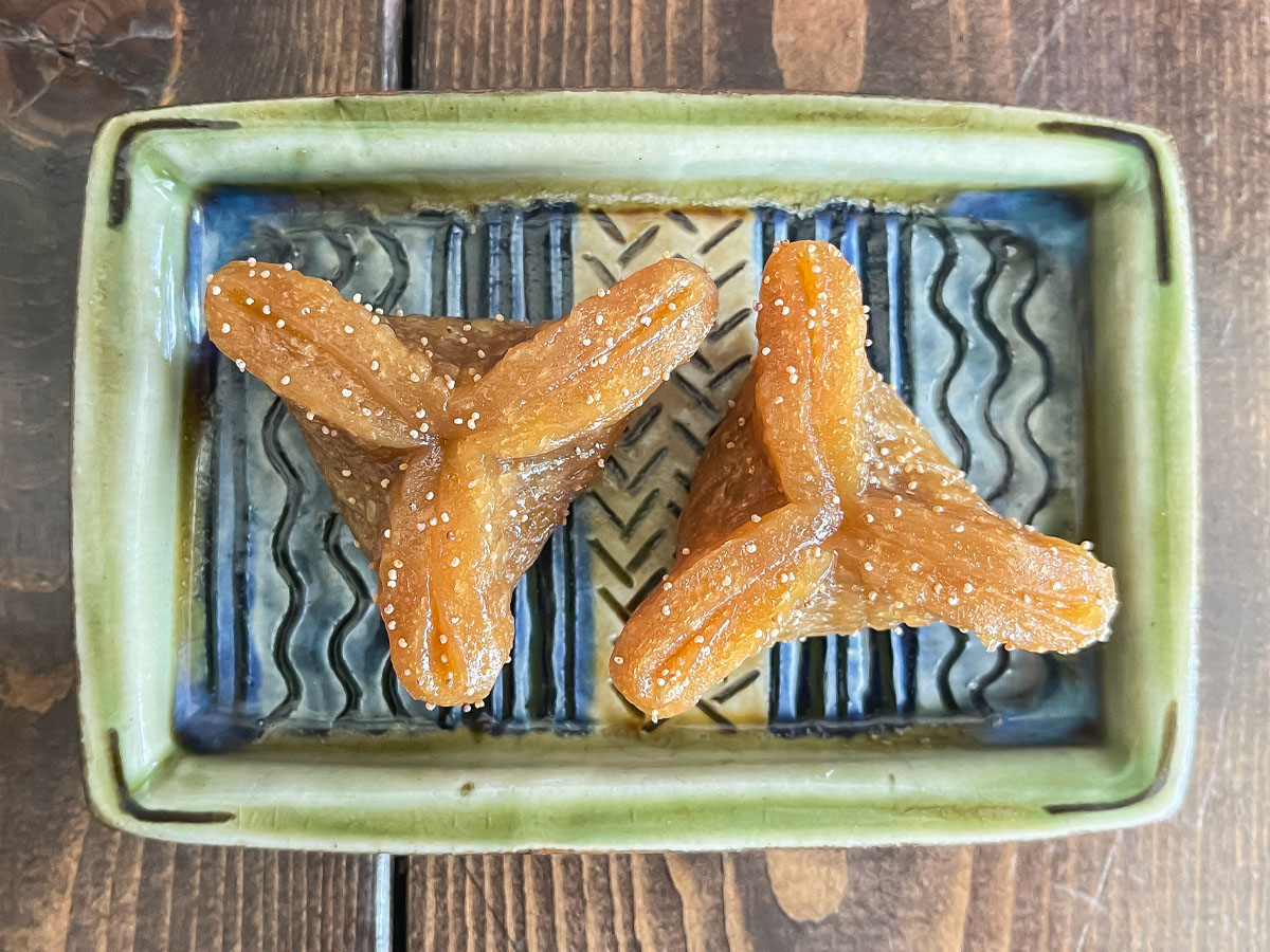 「かんのや」の"家伝ゆべし"食べた!/福島アンテナショップ