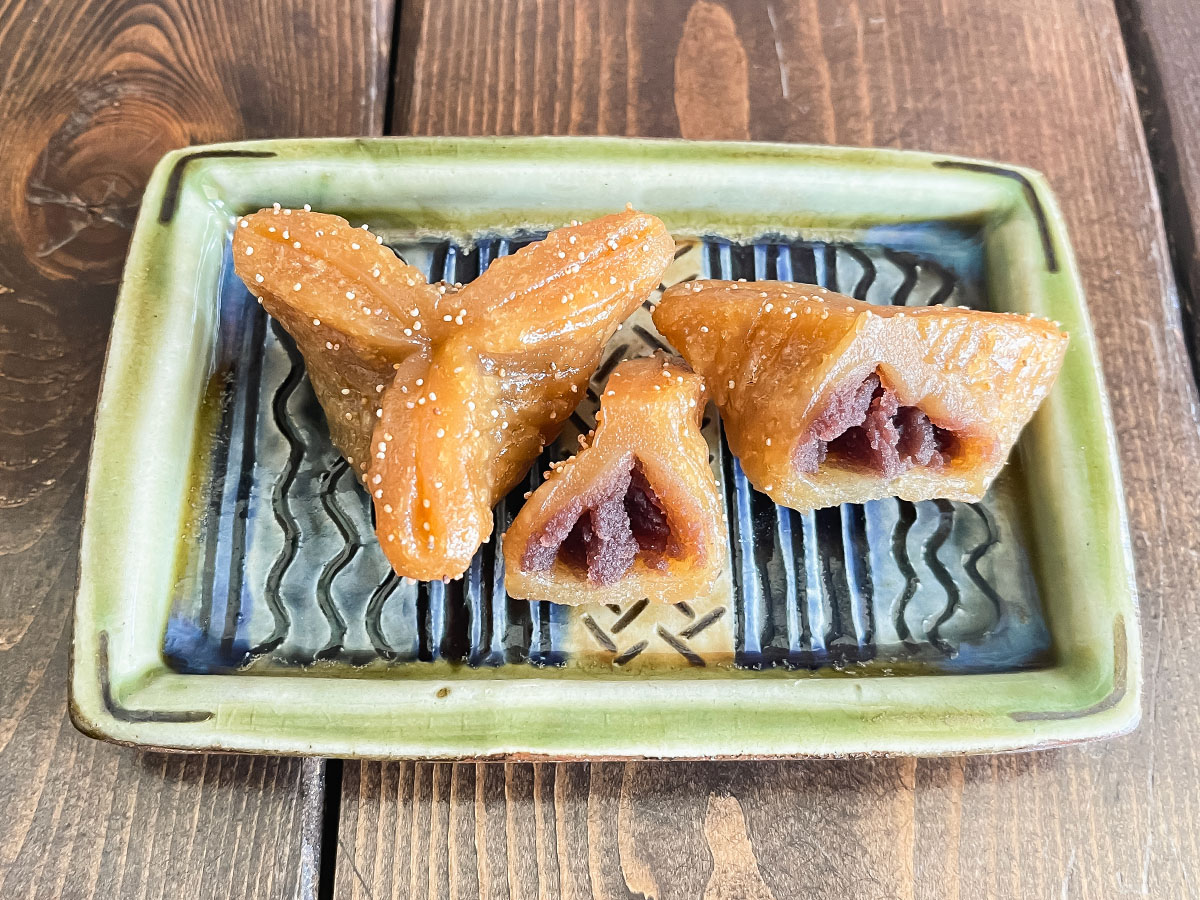「かんのや」の"家伝ゆべし"食べた!/福島アンテナショップ