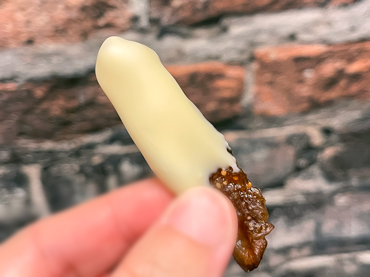 御菓子処「長手長栄堂」の"あわじイチジクチョコレート"食べてみた!/兵庫県洲本市アンテナショップ