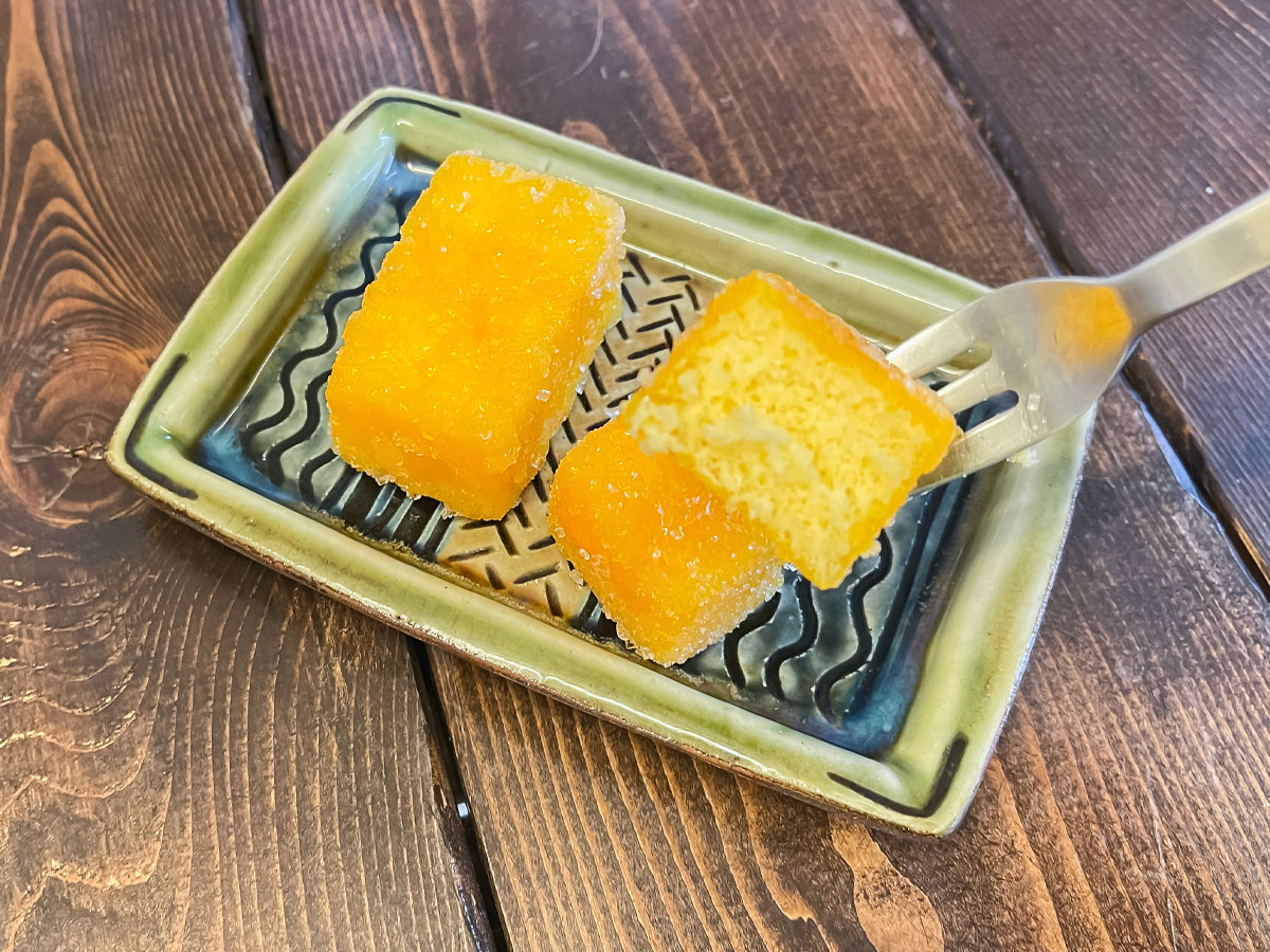 平戸藩松浦家御用菓子司「蔦屋」の"カスドース"食べたよ!/長崎アンテナショップ