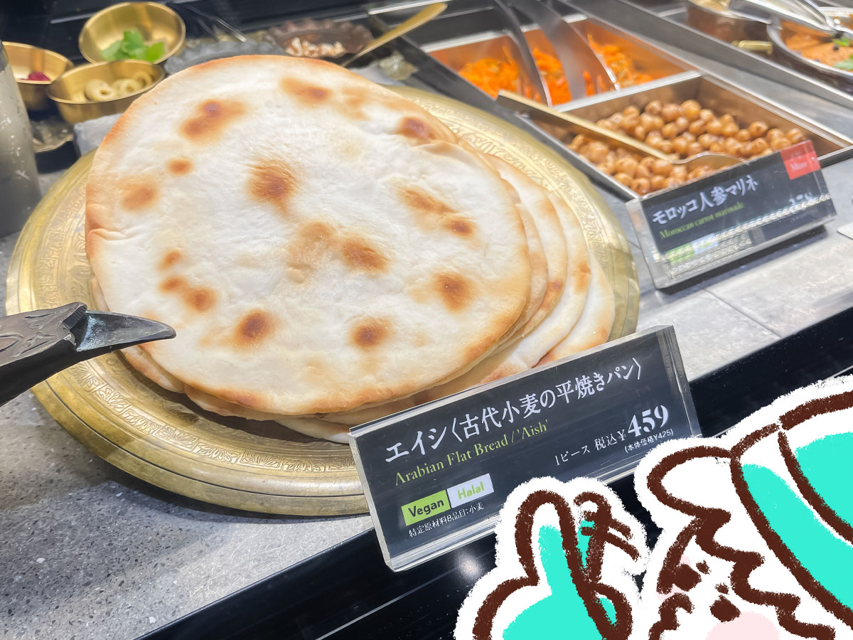 CARVAAN デリカテッセンで、アラビアンサンドのファラフェル&フムス食べた!/横浜高島屋