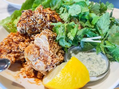 「bills(ビルズ)」でグリーンサラダ、クリスピーフライドチキン、リコッタパンケーキ食べたよ／東京・銀座