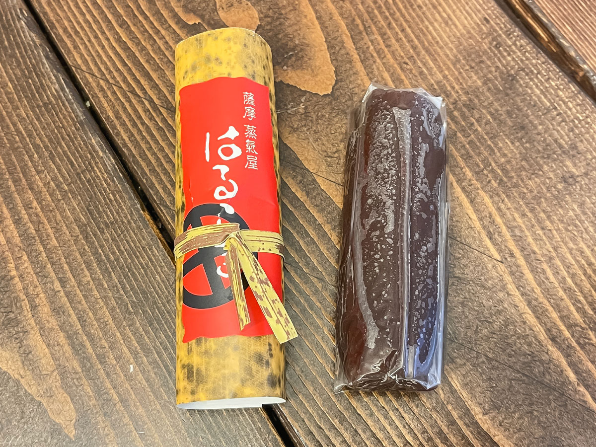 「薩摩蒸氣屋」のかるかん饅頭、かすたどん、はるこま食べたよ!/鹿児島土産