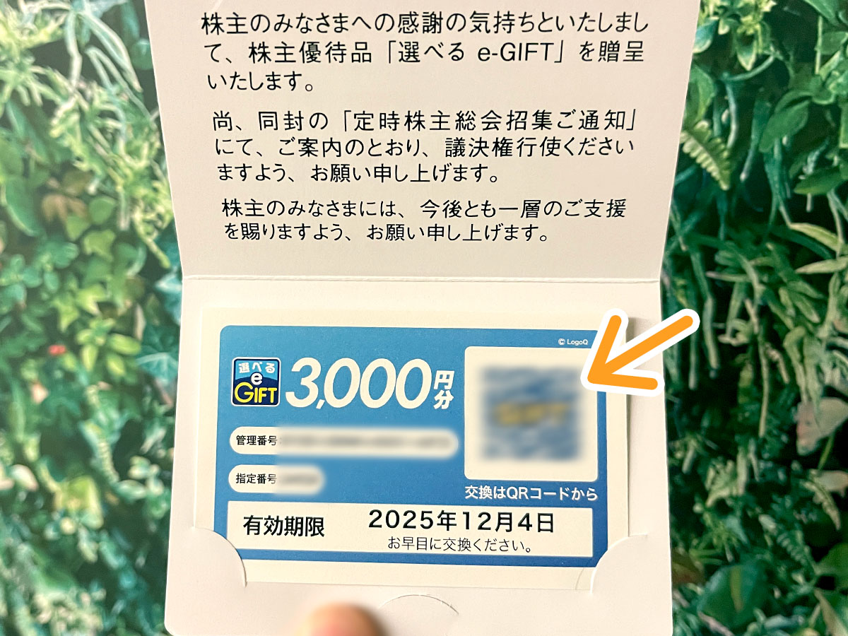 前澤給装工業(6485)の株主優待 "選べるe-GIFT"を「au PAY」に残高チャージしたよ!