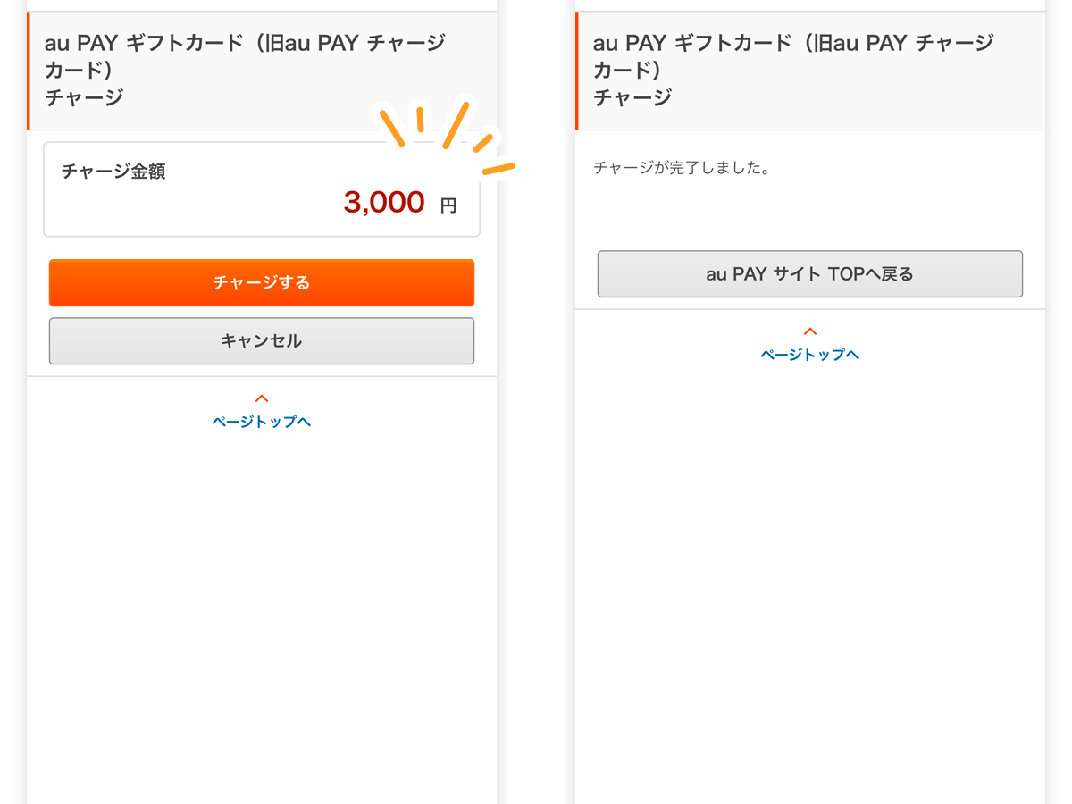前澤給装工業(6485)の株主優待 "選べるe-GIFT"を「au PAY」に残高チャージしたよ!