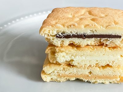 「馬車道十番館」の西洋菓子ビスカウト(チョコレート・レモン・ピーナッツ)買ったよ／横浜・馬車道