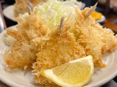 とんかつ割烹「かつ半」でキスフライ定食とアジフライ定食食べたよ！／横浜・桜木町