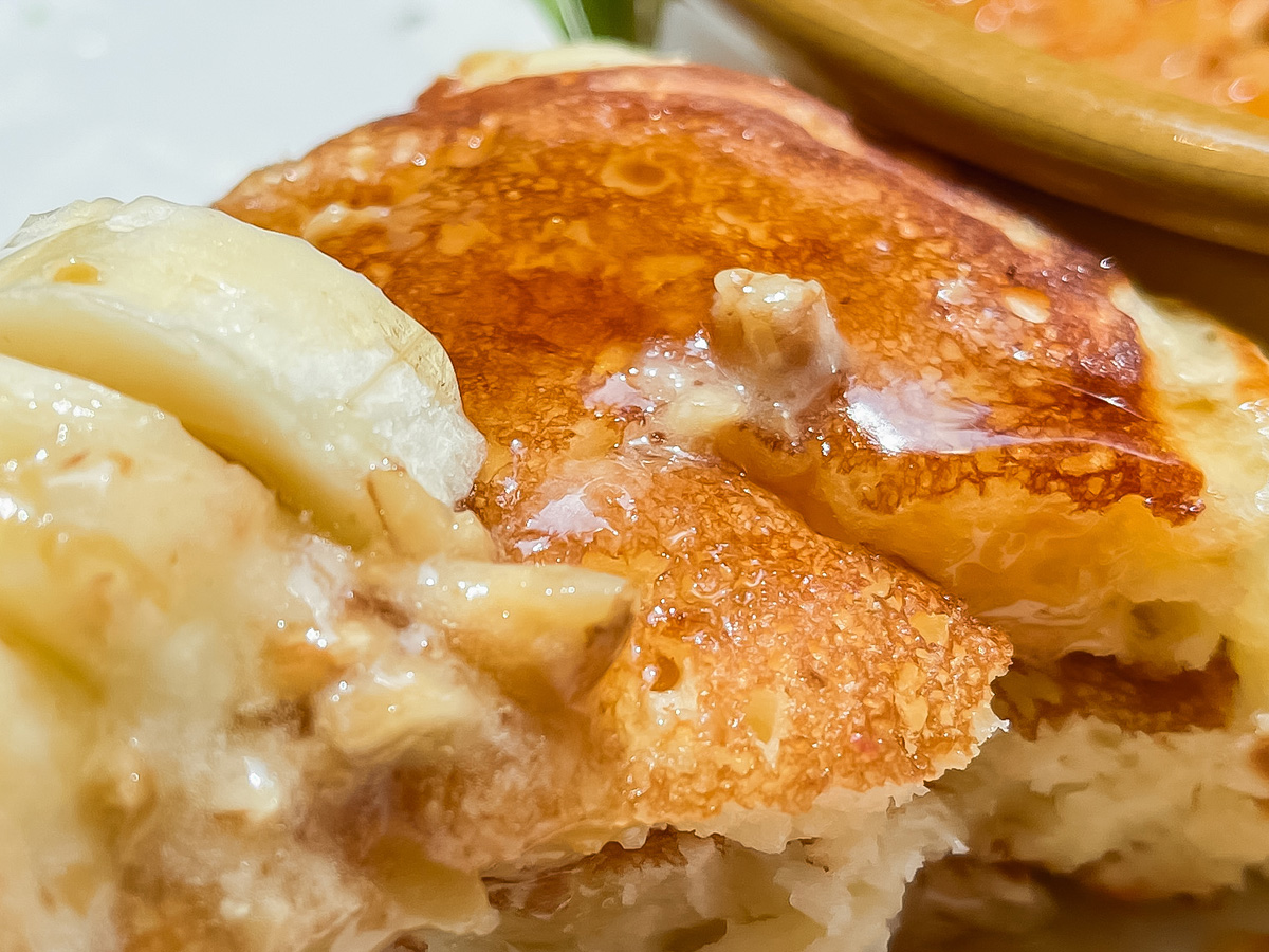 「J.S. PANCAKE CAFE」でラザニア&フルーツパンケーキセット、限定チーズバーガー食べた/マークイズみなとみらい