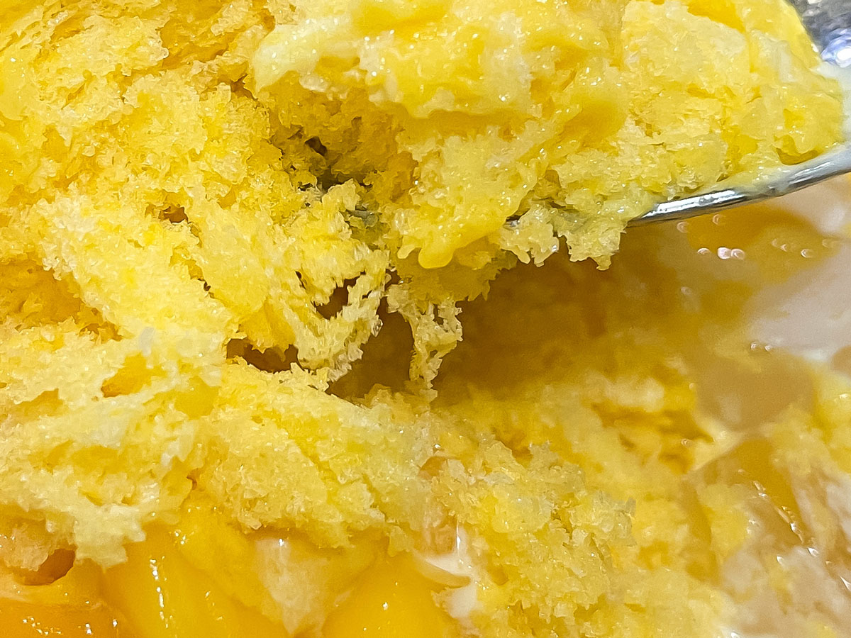 台湾茶専門「鼎雲茶倉」のアップルマンゴー付き"マンゴーかき氷" オーギョーチトッピング食べた!/横浜・中華街
