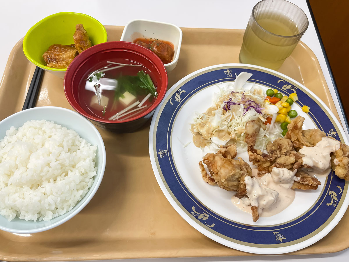 「レストラン ボノ」でチキン特製マヨソース、雨の日カレー(スパイシーポークカレー)食べた！／横浜第二合同庁舎