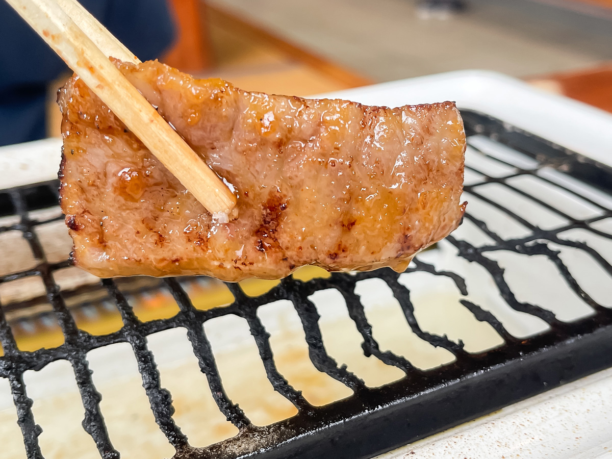 「やきにく福楽園」で特選上カルビ、ロース、カルビ食べた!/宮崎県都城