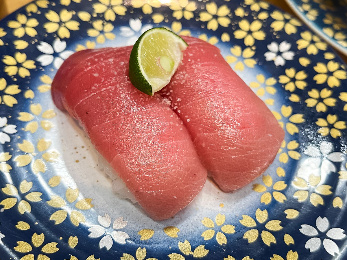 回転寿司「すし遊館」で生本まぐろの赤身・中とろ・大とろ・極上ねぎとろ食べたよ！