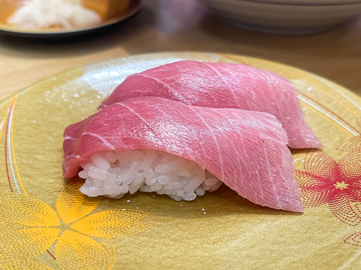 回転寿司「すし遊館」で生本まぐろの赤身・中とろ・大とろ・極上ねぎとろ食べたよ！