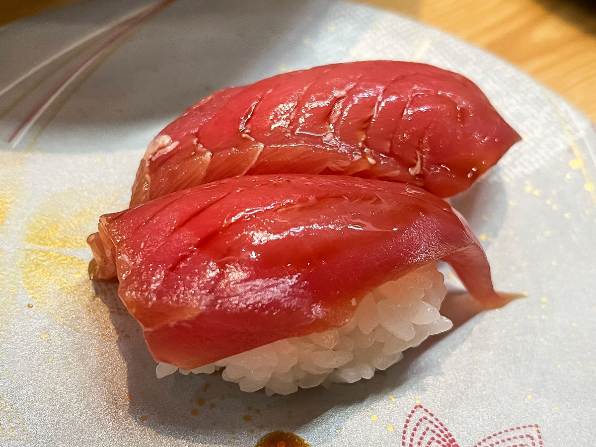 回転寿司「すし遊館」で生本まぐろの赤身・中とろ・大とろ・極上ねぎとろ食べたよ！