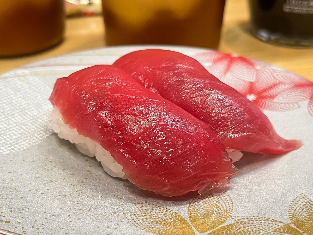 回転寿司「すし遊館」で生本まぐろの赤身・中とろ・大とろ・極上ねぎとろ食べたよ！