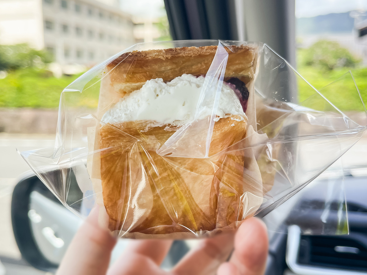 クイニーアマン専門店「ボン・グーテ」でデニッシュサンドとコーヒーゼリーブランマンジェ食べた！／広島県